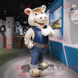 Mascot character of a Cream...