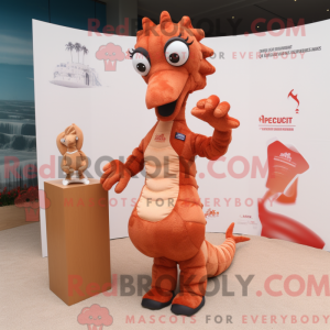 Mascottefiguur van een...