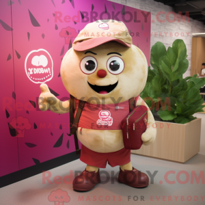 Mascot karakter van een Tan...