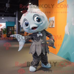 Mascot character of a Gray...