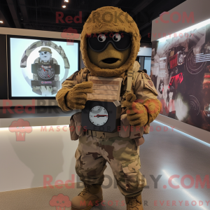 Mascottefiguur van een...