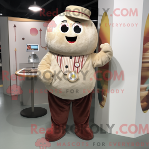 Mascot character of a Cream...