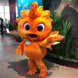 Mascot karakter van een...