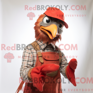 Mascot character of a Red...