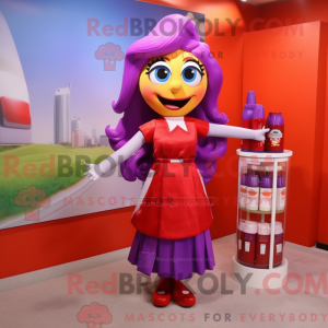 Mascottefiguur van een...