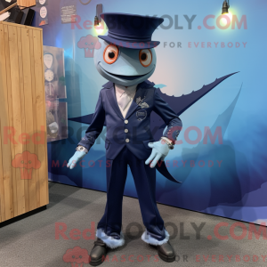 Maskotkarakter af en Navy...