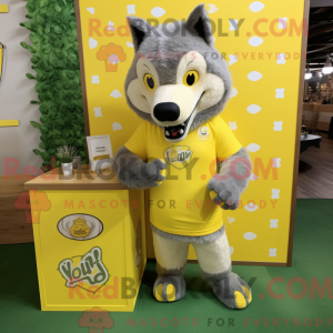 Mascot character of a Lemon...