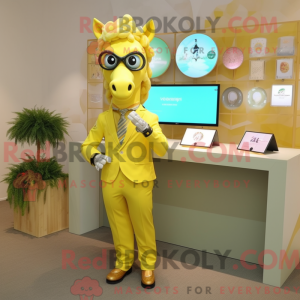Mascottekarakter van een...