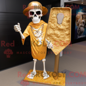 Maskottchen eines goldenen...