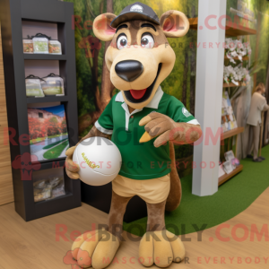 Mascot character of a Olive...