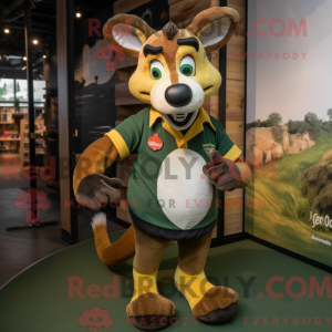 Mascot character of a Olive...