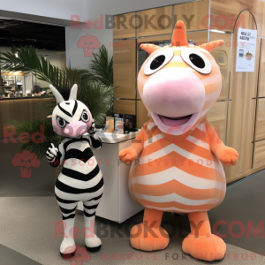 Mascottekarakter van een...