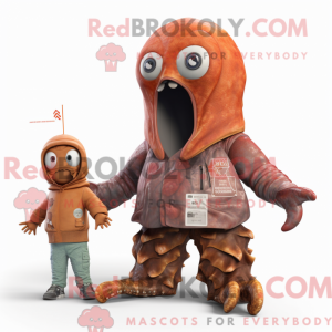 Mascot character of a Rust...
