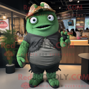 Personaje mascota de tacos...