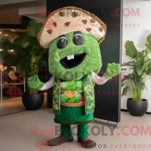 Personaje mascota de tacos...