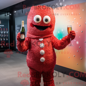 Mascot character of a Red...