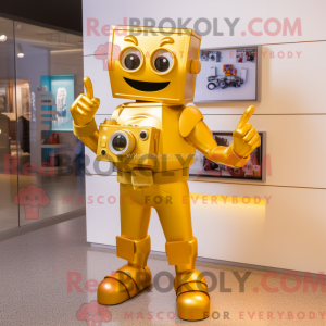 Mascot character of a Gold...