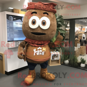 Mascottekarakter van een...