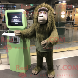Mascot karakter van een...