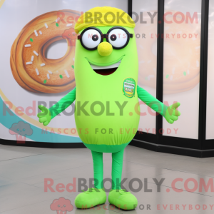 Personaje mascota de bagels...