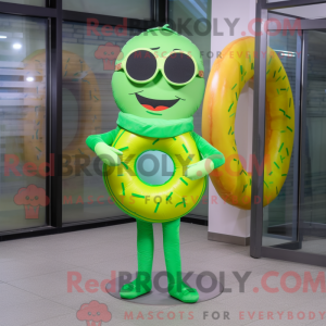 Personaje mascota de bagels...