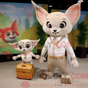Mascottefiguur van een...