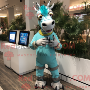 Mascottekarakter van een...