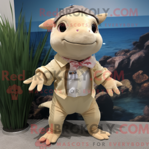 Mascot karakter van een Tan...