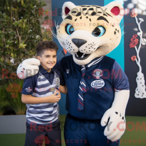 Mascot character of a Navy...