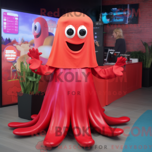 Mascot character of a Red...