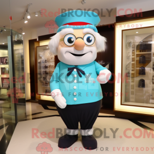 Mascottefiguur van een...