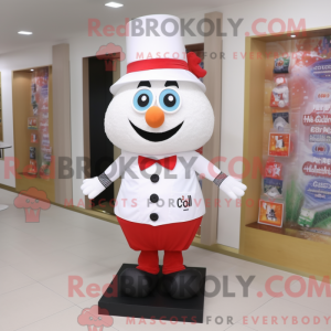 Mascottefiguur van een...