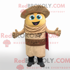 Maskot karakter af en Tan...