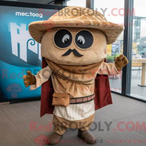 Mascot karakter van een Tan...