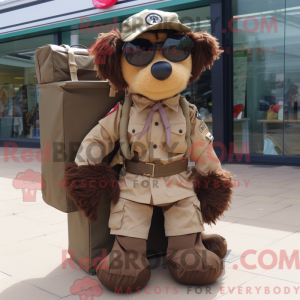 Maskottchen eines Brown...