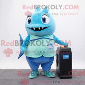 Mascot karakter van een...