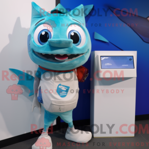 Personnage mascotte d un...