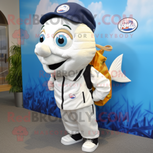 White Fish And Chips maskot...