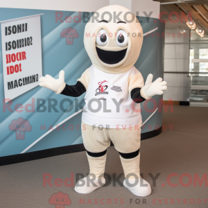 Mascot character of a White...