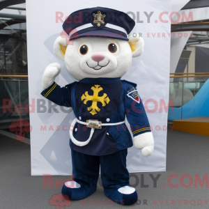 Mascottefiguur van een...