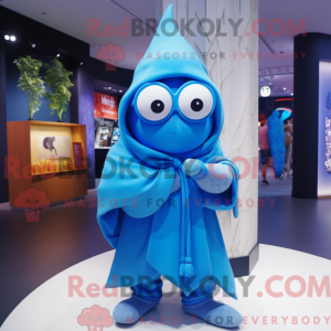 Mascot character of a Blue...