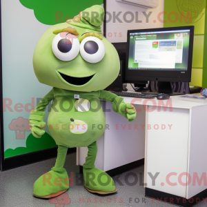 Mascot character of a Olive...
