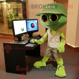 Mascot character of a Olive...