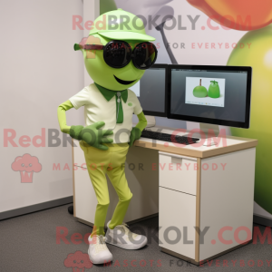 Maskotfigur af en...