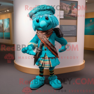 Mascot karakter van een...