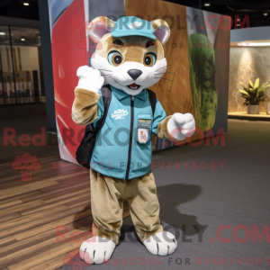 Mascottekarakter van een...