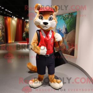 Maskot karakter av en Puma...