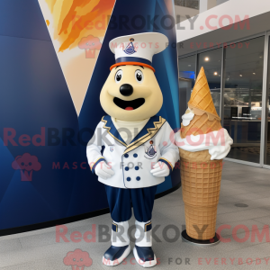 Mascottefiguur van een...