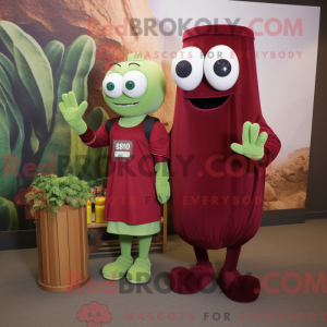 Mascot karakter van een...