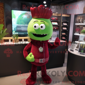 Mascot karakter van een...